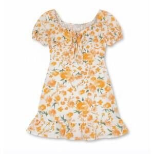 Sienna Sky Women's Floral Puff Sleeve Summer Dress Size Small